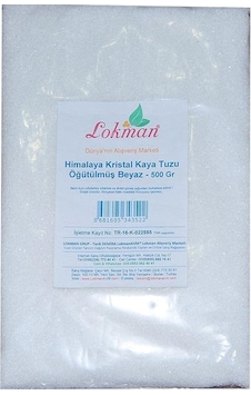 Lokman Himalaya Kristal Kaya Tuzu Öğütülmüş Beyaz 500 G Lokman Himalaya Kristal Kaya Tuzu Öğütülmüş Beyaz 500 G