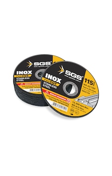 SGS INOX KESİCİ 115MM x 1.0MM x 22MM SGS2150 (10 Adet) SGS INOX KESİCİ 115MM x 1.0MM x 22MM SGS2150 (10 Adet)
