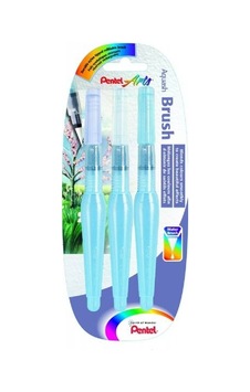 Pentel Aquash Water Brush Su Hazneli Fiber Uçlu Fırça 3 Boy Set Pentel Aquash Water Brush Su Hazneli Fiber Uçlu Fırça 3 Boy Set