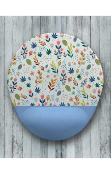 Minik Çiçekli Oval Bilek Destekli Mouse Pad Mousepad Minik Çiçekli Oval Bilek Destekli Mouse Pad Mousepad
