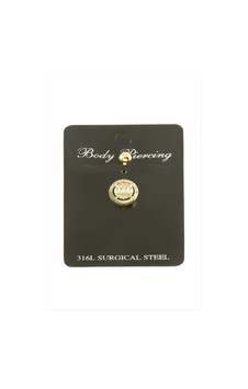 Yuvarlak Baget Taşlı Göbek Piercing 1 Adet 11 67893994 Yuvarlak Baget Taşlı Göbek Piercing 1 Adet 11 67893994