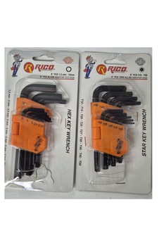 Ht- Rico L Allen Takımı Kısa Ve Torx Alyen Takımı Kısa 18 Pç Ht- Rico L Allen Takımı Kısa Ve Torx Alyen Takımı Kısa 18 Pç