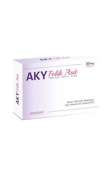 Aky Folik Asit 30 Tablet Aky Folik Asit 30 Tablet