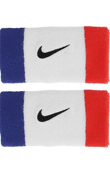 Nike Swoosh Double Wide Bileklik Mavi - Beyaz - Kırmızı Nike Swoosh Double Wide Bileklik Mavi - Beyaz - Kırmızı