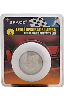 Space Ledli Dekoratif Tavan Lambası 6led Yuvarlak 24v /laak120-1-24