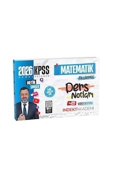 2026 Kpss Matematik Akademisi Video Ders Notları - Metin Şimşek İndeks Akademi Yayıncılık 2026 Kpss Matematik Akademisi Video Ders Notları - Metin Şimşek İndeks Akademi Yayıncılık