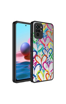 Xiaomi Redmi Note 10s Kılıf Aynalı Desenli Kamera Korumalı Parlak Zore Mirror Kapak Kalp Xiaomi Redmi Note 10s Kılıf Aynalı Desenli Kamera Korumalı Parlak Zore Mirror Kapak Kalp