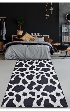 Cow Djt 160X230 Cm Yıkanabilir Kaymaz Taban Halı Cow Djt 160X230 Cm Yıkanabilir Kaymaz Taban Halı