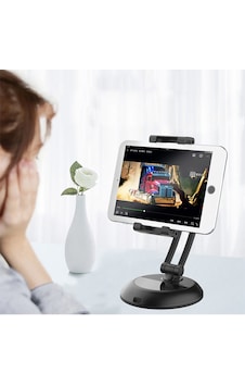 Ally Pb-45S Portatif 360 ° Masaüstü Tablet Standı Tutucu Siyah Ally Pb-45S Portatif 360 ° Masaüstü Tablet Standı Tutucu Siyah