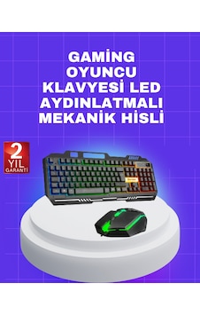 Gaming Klavye Mouse Çatışmasız Tuş Hızlı Tepki Süresi Gaming Klavye Mouse Çatışmasız Tuş Hızlı Tepki Süresi