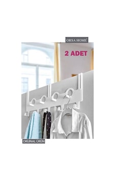 9 Kancalı Kapı Arkası Askı 2 Adet Cok Renkli 9 Kancalı Kapı Arkası Askı 2 Adet Cok Renkli