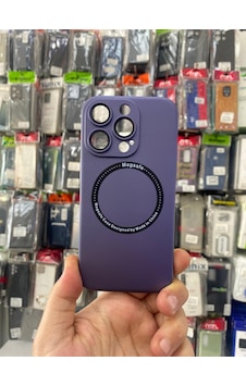 Apple Uyumlu iPhone 13 Pro Max Uyumlu Magsafe Özellikli Zoom İnce Sert Kapak Kamera Korumalı Mor - Apple Uyumlu iPhone 13 Pro Max Uyumlu Magsafe Özellikli Zoom İnce Sert Kapak Kamera Korumalı Mor -