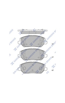 Sangsın Sp4242 Ön Fren Balata Hyundaı İ30 1.4l T-gdi 7 Vites 17- / 1.6l Crdi 17- / Kıa Ceed 1.4l 1.6l 18- 58101g4a10-58101g4a00 1 Takım ıdır Sangsın Sp4242 Ön Fren Balata Hyundaı İ30 1.4l T-gdi 7 Vites 17- / 1.6l Crdi 17- / Kıa Ceed 1.4l 1.6l 18- 58101g4a10-58101g4a00 1 Takım ıdır