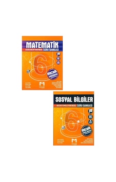 6. Sınıf Matematik Sosyal Bilgiler Soru Bankası Seti 6. Sınıf Matematik Sosyal Bilgiler Soru Bankası Seti