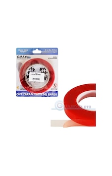 Kırmızı Ekstra Güçlü Yapışma İç ve Dış Mekan Çift Taraflı Montaj Bandı GLZ03903100 1 Cm x 5 M Kırmızı Ekstra Güçlü Yapışma İç ve Dış Mekan Çift Taraflı Montaj Bandı GLZ03903100 1 Cm x 5 M