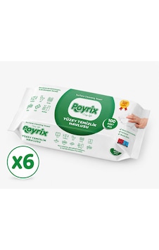 Poyrix Yüzey Temizlik Havlusu Klasik 100'lü X6 6'lı Set Poyrix Yüzey Temizlik Havlusu Klasik 100'lü X6 6'lı Set
