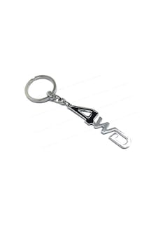 4wd Metal Oto Anahtarlık Siyah Krom 4wd Metal Oto Anahtarlık Siyah Krom