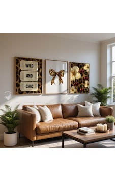3' Lü Leopar Desenli Çiçek Ve Kiraz Temalı Çerçevesiz Dekoratif Poster Seti Modern Duvar Dekoru, Salon Ve Ev Dekorasyonu 3' Lü Leopar Desenli Çiçek Ve Kiraz Temalı Çerçevesiz Dekoratif Poster Seti Modern Duvar Dekoru, Salon Ve Ev Dekorasyonu