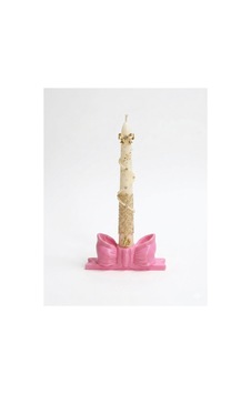 Pembe Fiyonk Mumluk Dekoratif Şamdan Mum Tutucu 11,5 Cm 1 Adet Pembe Pembe Fiyonk Mumluk Dekoratif Şamdan Mum Tutucu 11,5 Cm 1 Adet Pembe