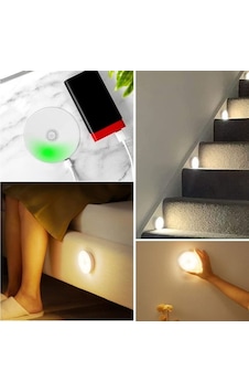 Sensörlü Mıknatıslı Yapışkanlı - Çekmece - Dolap Köşe Aydınlatıcı Kablosuz Şarjlı Led Spot Mutfak Lamba Çok Renkli Sensörlü Mıknatıslı Yapışkanlı - Çekmece - Dolap Köşe Aydınlatıcı Kablosuz Şarjlı Led Spot Mutfak Lamba Çok Renkli