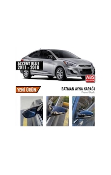 Hyundai Accent Blue Sinyalli Batman Yarasa Ayna Kapağı Piano  Blac