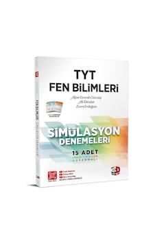 Tyt Fen Bilimleri 15 Li Simülasyon Denemeleri 3D Yayınları Tyt Fen Bilimleri 15 Li Simülasyon Denemeleri 3D Yayınları