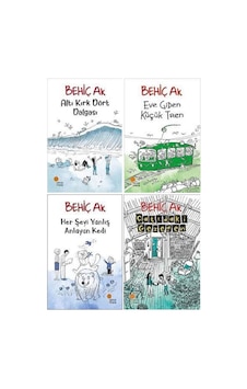 Behiç Ak 4 Kitap Set / Altı Kırk Dört Dalgası - Eve Giden Küçük Tren - Çatıdaki Gezegen