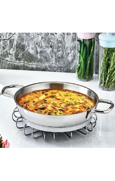 Safinox Paslanmaz Çelik İtalyan Omlet Sahan 22x3.5 CM-1.2 L