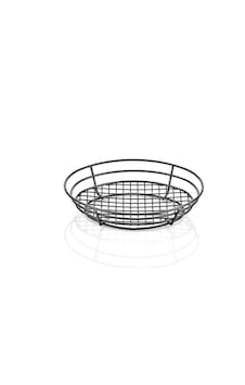 Altınbaşak Metal Oval Ekmek Ve Meyve Sepeti 26x18cm A01000 Siyah