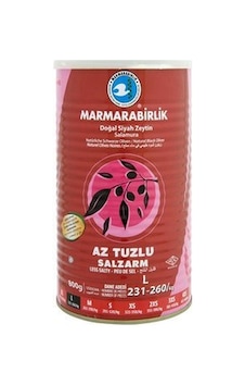 Marmarabirlik Az Tuzlu 231-260 KB L Siyah Zeytin 2 x 800 KG Marmarabirlik Az Tuzlu 231-260 KB L Siyah Zeytin 2 x 800 KG