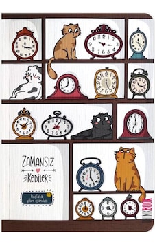 Thinkbook Zamansız Kedi Kitaplık 15x21,5 Çok Renkli Thinkbook Zamansız Kedi Kitaplık 15x21,5 Çok Renkli