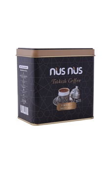 Nusnus Fındıklı Türk Kahvesi Metal Kutu 250 G Nusnus Fındıklı Türk Kahvesi Metal Kutu 250 G