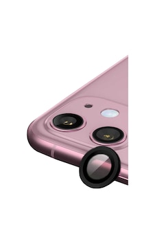 iPhone Uyumlu 11 Raze Metal Kamera Lens - Siyah