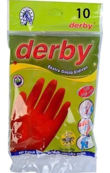 Derby Lateks Eldiven Bulaşık İş 10 Numara Derby Lateks Eldiven Bulaşık İş 10 Numara
