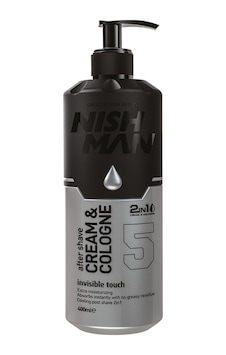 Nishman İnvisible Touch 5 Tıraş Sonrası Cilt Bakım Krem & Kolonya 400 ML Nishman İnvisible Touch 5 Tıraş Sonrası Cilt Bakım Krem & Kolonya 400 ML