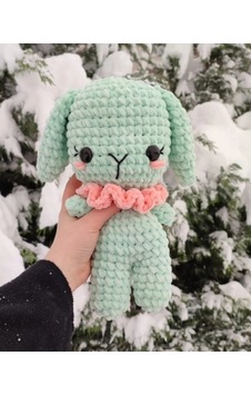 El Yapımı Tek Parça Tığ İşi Peluş: Tavşan Amigurumi 02 - Çok Renkli El Yapımı Tek Parça Tığ İşi Peluş: Tavşan Amigurumi 02 - Çok Renkli