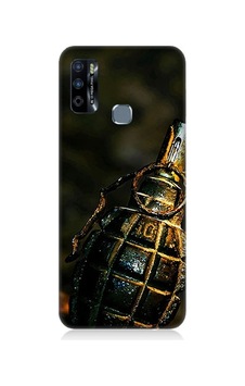 İnfinix Hot 9 Uyumlu El Bombası Desenli Silikon Kılıf İnfinix Hot 9 Uyumlu El Bombası Desenli Silikon Kılıf