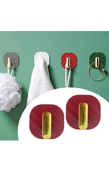 2li Yapışkanlı Retro Askılık Dolap Kapak Kulpu Kırmızı Bx40 Açık Altın 2li Yapışkanlı Retro Askılık Dolap Kapak Kulpu Kırmızı Bx40 Açık Altın