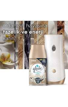 Glade İpeksi Vanilya Yedek Otomatik Sprey 60 Gün Etkili 1 X 269 Ml Glade İpeksi Vanilya Yedek Otomatik Sprey 60 Gün Etkili 1 X 269 Ml