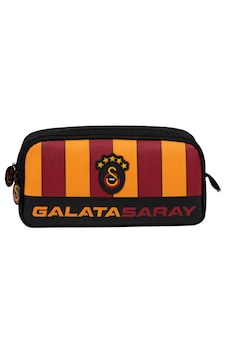 Galatasaray Lisanslı Parçalı Desenli Çift Bölmeli Kalemlik - Rubber Logolu Su İtici Kumaşlı Kalem Kutusu Siyah Galatasaray Lisanslı Parçalı Desenli Çift Bölmeli Kalemlik - Rubber Logolu Su İtici Kumaşlı Kalem Kutusu Siyah
