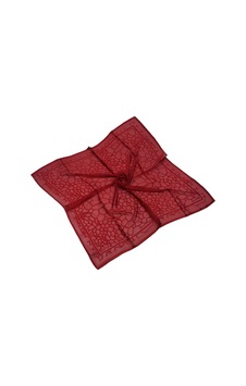 Mim Eşarp Mısırlı Eşarpları Devore Eşarp Bordo