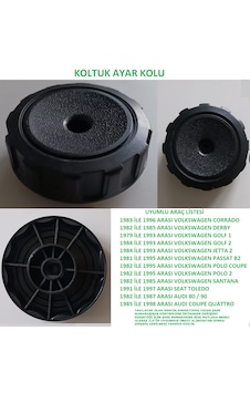 Audi 80 90 Seat Toledo Volkswagen Scirocco Koltuk Ayar Plastiği Audi 80 90 Seat Toledo Volkswagen Scirocco Koltuk Ayar Plastiği