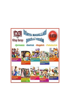 Dünya Masalları (Şekilli Kesim ) - (10 Kitap) - Ema Yayınları