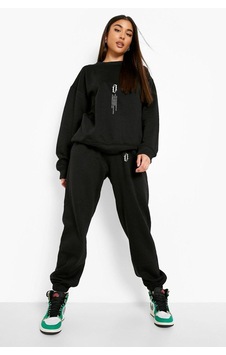 Ay Montana Lunavısta Kadın Dikey Baskılı Sweatshirt Alt Üst Eşofman Takımı Rsatk640 Siyah Ay Montana Lunavısta Kadın Dikey Baskılı Sweatshirt Alt Üst Eşofman Takımı Rsatk640 Siyah