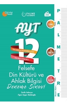 Palme AYT Felsefe Din Kültürü ve Ahlak Bilgisi Palmetre 12 Deneme Palme AYT Felsefe Din Kültürü ve Ahlak Bilgisi Palmetre 12 Deneme