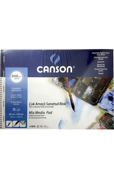 Canson 1557 200 Gr 35 X 50 Cm Mıx Medıa Defter Canson 1557 200 Gr 35 X 50 Cm Mıx Medıa Defter
