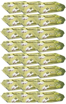 Sleepy Islak Mendil Zeytinyağlı 90 Lı X 24 (Toplam 2160 Adet Mendil) Sleepy Islak Mendil Zeytinyağlı 90 Lı X 24 (Toplam 2160 Adet Mendil)