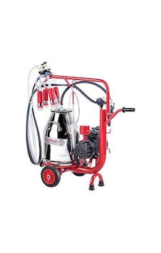 Kurtsan CYK Tek Sağım Kuru Pompa Krom Tek Güğüm 30 L Süt Sağım Makinesi