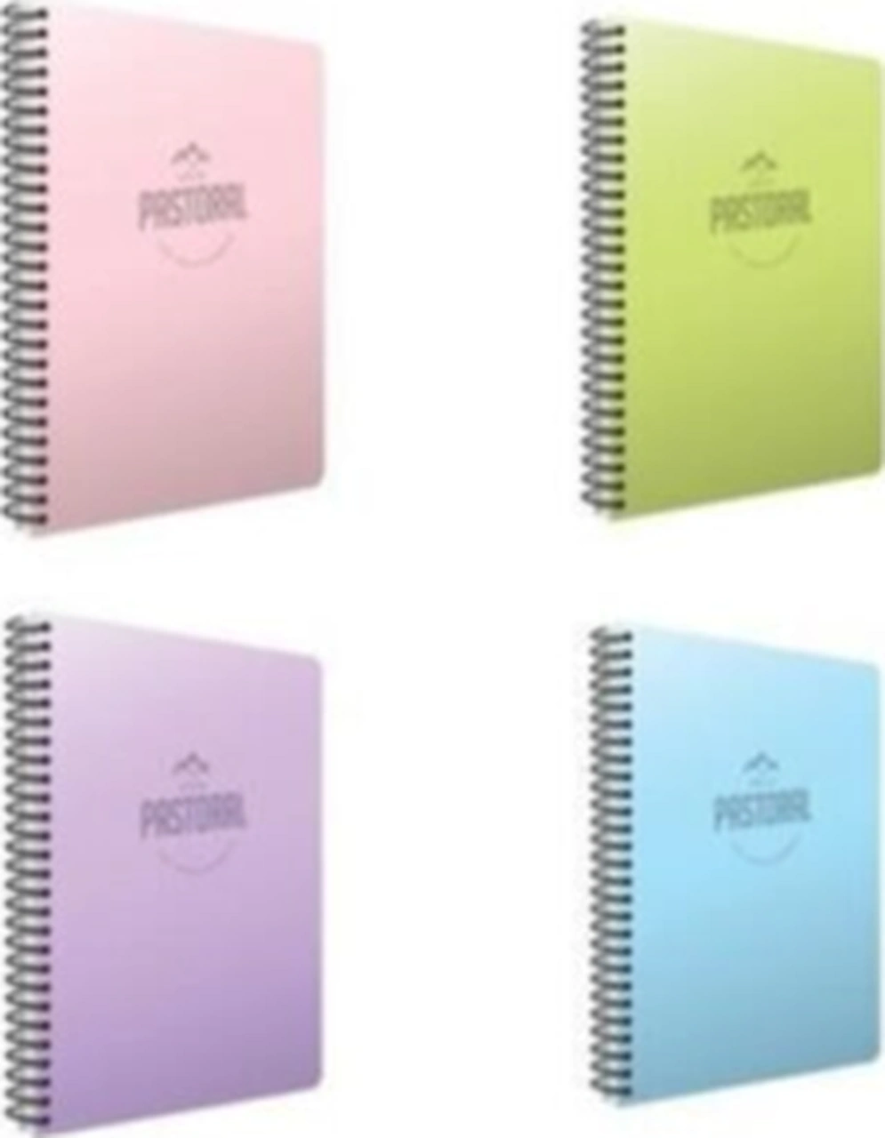 Pastoral Spiralli A4 Pp Kpk Defter Seti Kareli 72 Yaprak 4'lü Pastoral Spiralli A4 Pp Kpk Defter Seti Kareli 72 Yaprak 4'lü
