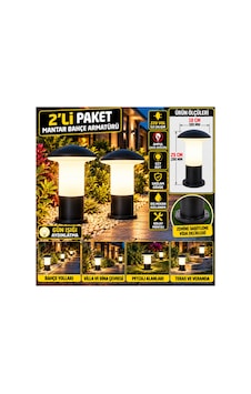 2'li Paket Tipi Bahçe Aydınlatma Armatürü 29 Cm Siyah E27 Duy 220v Dış Mekan Park Peyzaj Yürüyüş Yolu Lambası Ampul Hariç Siyah - 939324801 Siyah 2'li Paket Tipi Bahçe Aydınlatma Armatürü 29 Cm Siyah E27 Duy 220v Dış Mekan Park Peyzaj Yürüyüş Yolu Lambası Ampul Hariç Siyah - 939324801 Siyah